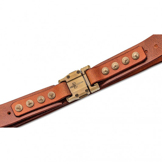 Ремень Marfione Apis Belt Distressed brown water buffalo Ремень Marfione Apis Belt Distressed brown water buffalo