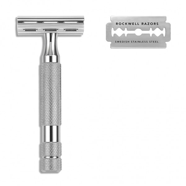 Бритвенный станок Rockwell модель 2C, White Chrome, RR-2C-WC Бритвенный станок Rockwell модель 2C, White Chrome, RR-2C-WC