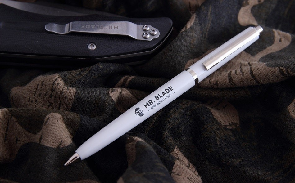 Ручка шариковая с металлической клипсой Mr.Blade Ручка шариковая с металлической клипсой Mr.Blade