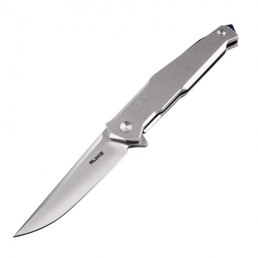 Складной нож Ruike P108-SF серебряно-синий Складной нож Ruike P108-SF серебряно-синий