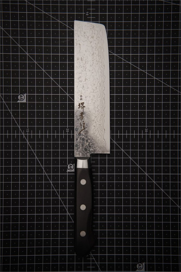 Sakai Takayuki Нож кухонный Накири 165/295мм AUS-10/45 Layers Damascus Sakai Takayuki Нож кухонный Накири 165/295мм AUS-10/45 Layers Damascus