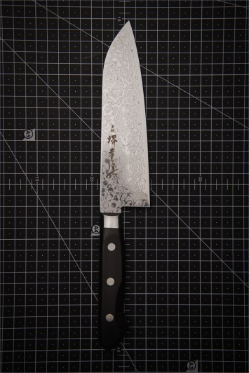 Sakai Takayuki Нож кухонный Сантоку 170/300мм AUS-10/45 Layers Damascus Sakai Takayuki Нож кухонный Сантоку 170/300мм AUS-10/45 Layers Damascus