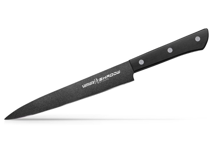 Нож слайсер для тонкой нарезки Samura Shadow SH-0045 Нож слайсер для тонкой нарезки Samura Shadow SH-0045