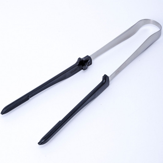 Щипцы кухонные для жарки узкие с фиксатором Shimomura ANS-225, 28 см Щипцы кухонные для жарки узкие с фиксатором Shimomura ANS-225, 28 см