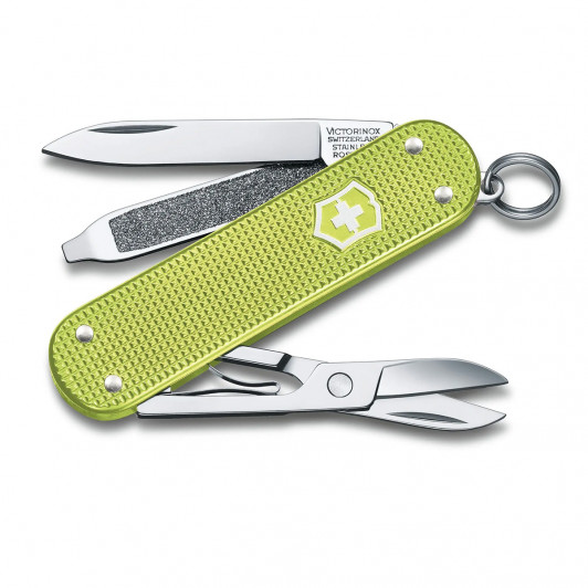 Швейцарский нож Victorinox 0.6221.241G Lime Twist, 7 функций Швейцарский нож Victorinox 0.6221.241G Lime Twist, 7 функций