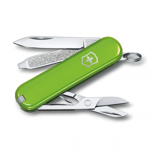 Швейцарский нож Victorinox 0.6223.43G Smashed Avocado, 7 функций Швейцарский нож Victorinox 0.6223.43G Smashed Avocado, 7 функций