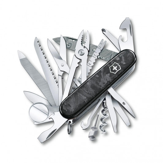 Швейцарский нож Victorinox 1.6791.J21 SwissChamp Damast, 33 функции Швейцарский нож Victorinox 1.6791.J21 SwissChamp Damast, 33 функции