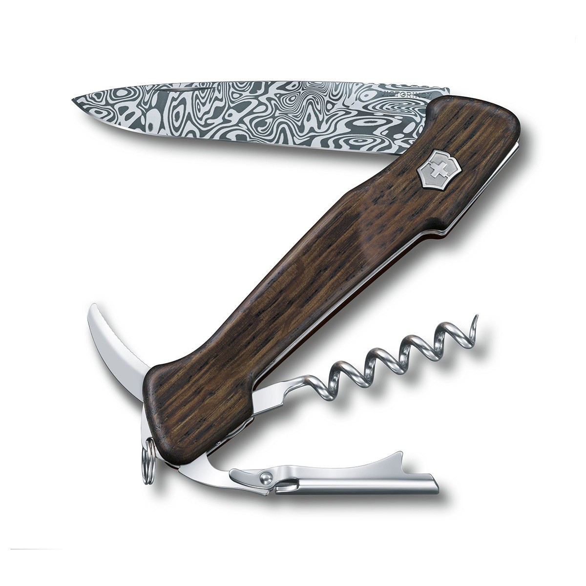 Швейцарский нож Victorinox Wine Master Damast LE 2019 0.9701.J19, 6 функций Швейцарский нож Victorinox Wine Master Damast LE 2019 0.9701.J19, 6 функций