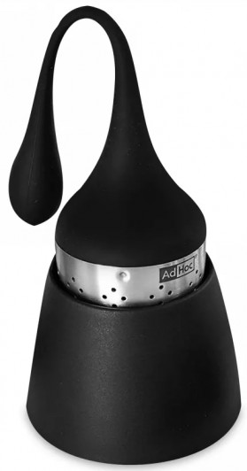 Ситечко для заваривания чая на подставке с черной ручкой ADHOC Hangtea TE52, 13 x 4 см Ситечко для заваривания чая на подставке с черной ручкой ADHOC Hangtea TE52, 13 x 4 см