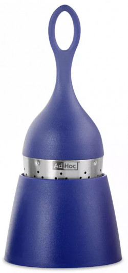 Ситечко для заваривания чая на подставке с синей ручкой ADHOC Floatea TE17, 13 x 4 см Ситечко для заваривания чая на подставке с синей ручкой ADHOC Floatea TE17, 13 x 4 см