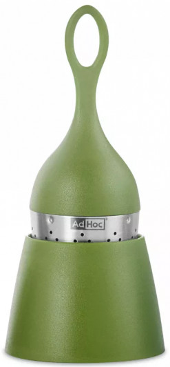 Ситечко для заваривания чая на подставке с зеленой ручкой ADHOC Floatea TE08, 13 x 4 см Ситечко для заваривания чая на подставке с зеленой ручкой ADHOC Floatea TE08, 13 x 4 см