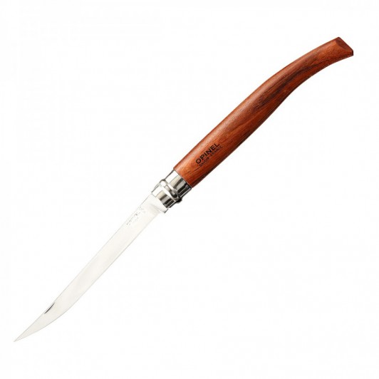 Складной филейный нож Opinel №15, нержавеющая сталь, дерево бубинга, 150 мм. Складной филейный нож Opinel №15, нержавеющая сталь, дерево бубинга, 150 мм.