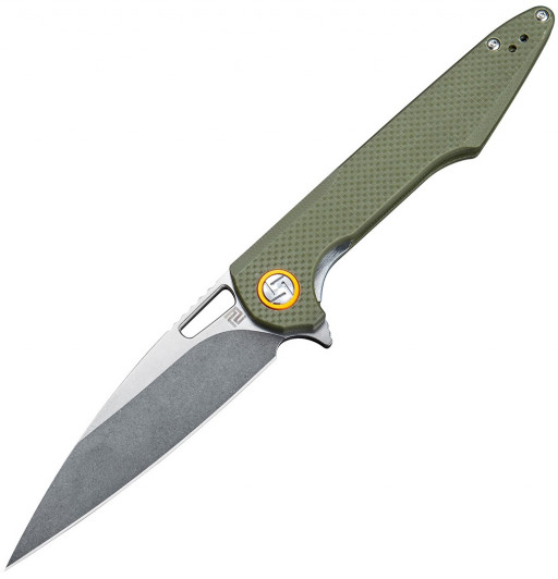 Складной нож Artisan Cutlery 1821P-GNF Archaeo, сталь D2, 9,8 см. Складной нож Artisan Cutlery 1821P-GNF Archaeo, сталь D2, 9,8 см.