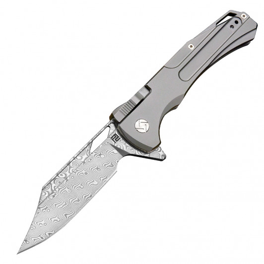 Складной нож Artisan Cutlery 1822GD-GY Blowback, сталь Damascus steel, 9,5 см. Складной нож Artisan Cutlery 1822GD-GY Blowback, сталь Damascus steel, 9,5 см.