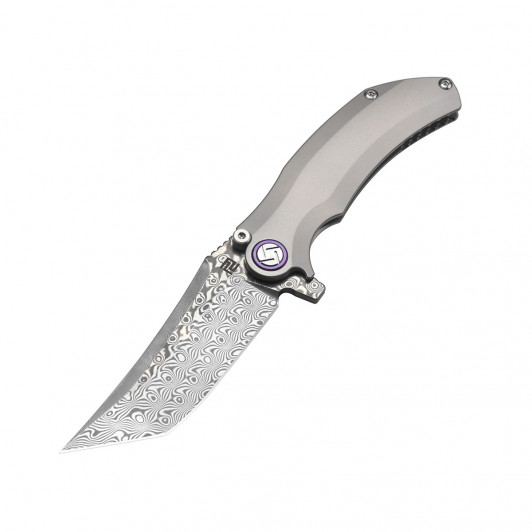 Складной нож Artisan Cutlery 1838GD-GY Tacit, сталь Damascus steel, 8,7 см. Складной нож Artisan Cutlery 1838GD-GY Tacit, сталь Damascus steel, 8,7 см.