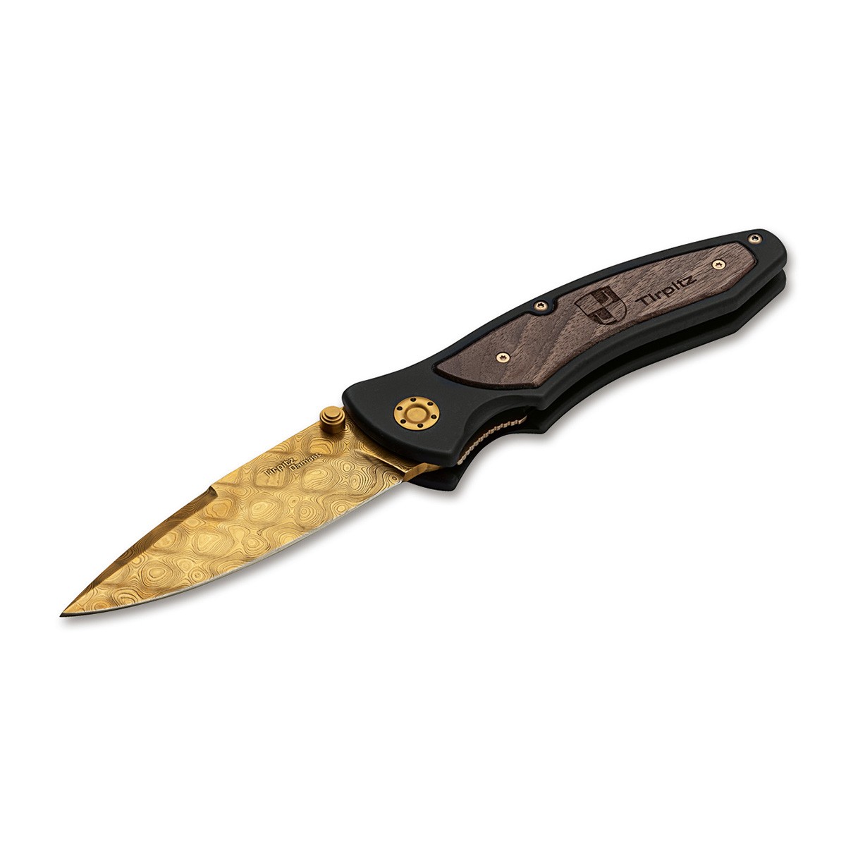 Складной нож Boker 110194DAM Tirpitz-Damascus Gold Складной нож Boker 110194DAM Tirpitz-Damascus Gold