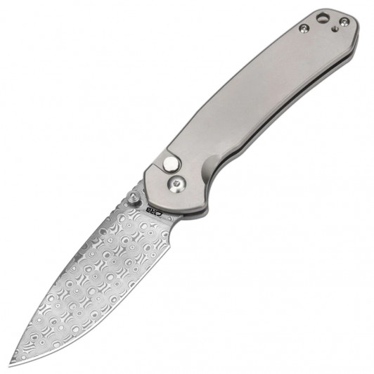 Складной нож CJRB Cutlery Pyrite J1925T-DM, 7.9 см, сталь нержавеющий дамаск Складной нож CJRB Cutlery Pyrite J1925T-DM, 7.9 см, сталь нержавеющий дамаск