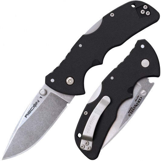 Складной нож Cold Steel 27BAS Mini Recon 1 Spear Point Складной нож Cold Steel 27BAS Mini Recon 1 Spear Point