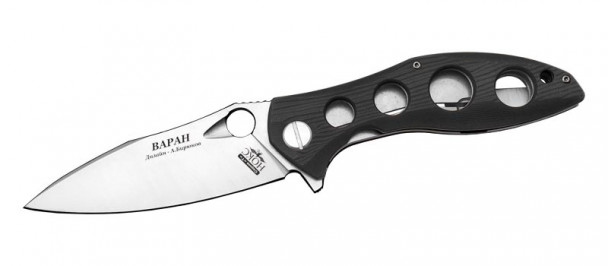 Складной нож Нокс Варан, сталь D2, рукоять G10 чёрный Складной нож Нокс Варан, сталь D2, рукоять G10 чёрный