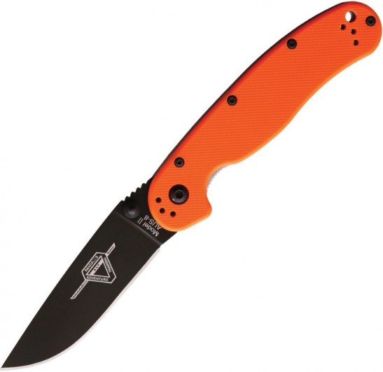 Складной нож Ontario RAT 2 ON8861OR Orange, черное лезвие Складной нож Ontario RAT 2 ON8861OR Orange, черное лезвие