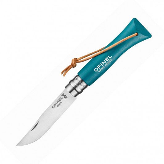 Складной нож Opinel №6 Trekking, нержавеющая сталь, бирюзовый, 70 мм. Складной нож Opinel №6 Trekking, нержавеющая сталь, бирюзовый, 70 мм.