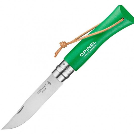 Складной нож Opinel №7 Trekking нержавеющая сталь, зеленый, 86 мм. Складной нож Opinel №7 Trekking нержавеющая сталь, зеленый, 86 мм.