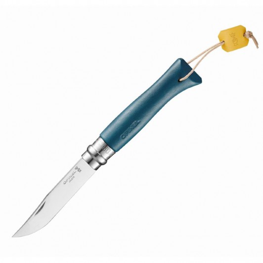 Складной нож Opinel №8, нержавеющая сталь, синий, лимитированный, 85 мм. Складной нож Opinel №8, нержавеющая сталь, синий, лимитированный, 85 мм.