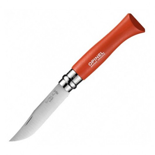 Складной нож Opinel №8 Trekking, нержавеющая сталь, красный, с чехлом, 85 мм. Складной нож Opinel №8 Trekking, нержавеющая сталь, красный, с чехлом, 85 мм.