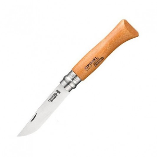 Складной нож Opinel №8, углеродистая сталь, бук, с чехлом, в деревянной коробке, 85 мм. Складной нож Opinel №8, углеродистая сталь, бук, с чехлом, в деревянной коробке, 85 мм.