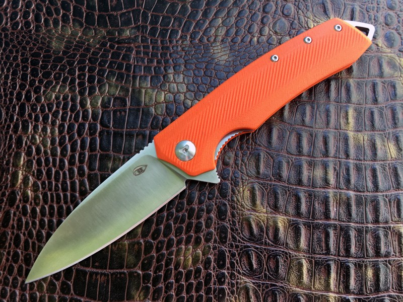 Складной нож Reptilian Shershen-03orange, Шершень-03 оранжевый Складной нож Reptilian Shershen-03orange, Шершень-03 оранжевый