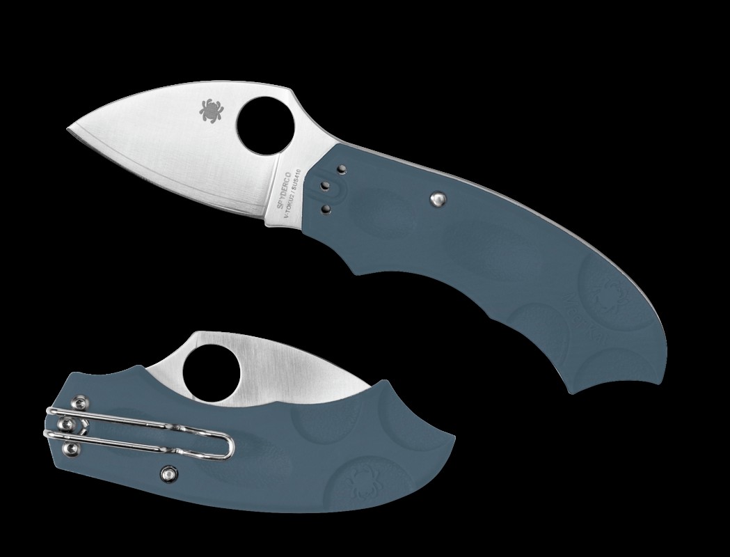 Складной нож Spyderco Meerkat Blue V-TOKU2 C64PBLE Складной нож Spyderco Meerkat Blue V-TOKU2 C64PBLE