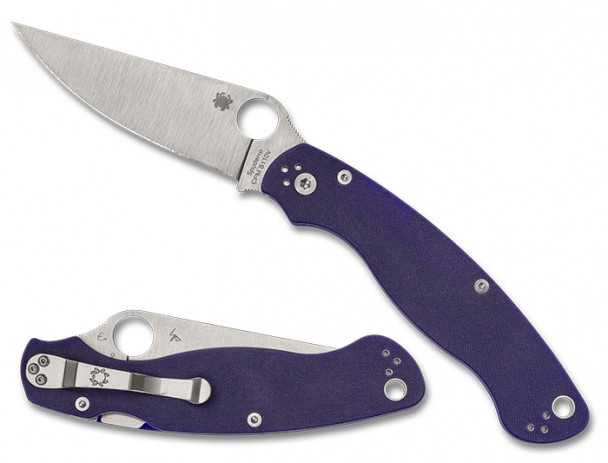 Складной нож Spyderco Military 2 C36GPDBL2 сталь S110V, рукоять Dark Blue G10 Складной нож Spyderco Military 2 C36GPDBL2 сталь S110V, рукоять Dark Blue G10