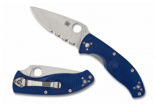 Складной нож Spyderco Tenacious C122PSBL, Blue FRN Handle, SPM-S35VN Складной нож Spyderco Tenacious C122PSBL, Blue FRN Handle, SPM-S35VN
