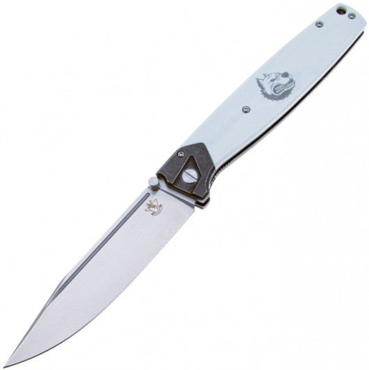 Складной нож Steelclaw Baл-03W-Питбуль, сталь D2, рукоять White G10 Складной нож Steelclaw Baл-03W-Питбуль, сталь D2, рукоять White G10