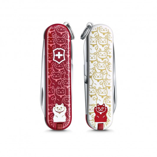 Складной нож Victorinox 0.6223.L2106 Lucky Cat, 7 функций Складной нож Victorinox 0.6223.L2106 Lucky Cat, 7 функций