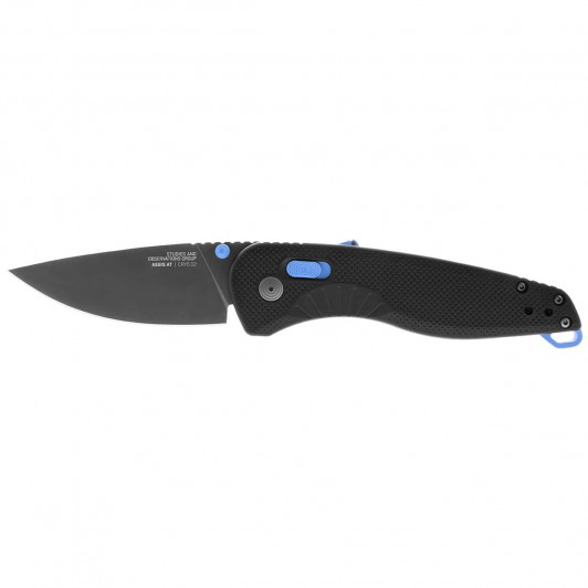 Полуавтоматический складной нож SOG 11-41-07-57 Aegis MK3 Black+Cyan Полуавтоматический складной нож SOG 11-41-07-57 Aegis MK3 Black+Cyan