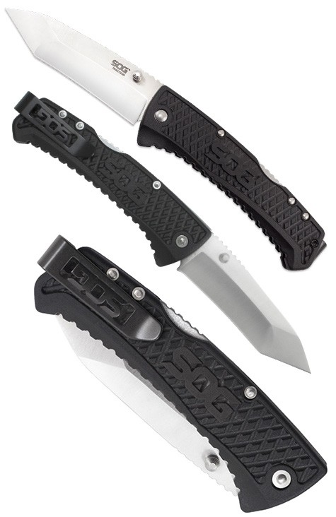 Складной нож Sog TD1012 Traction Tanto Складной нож Sog TD1012 Traction Tanto
