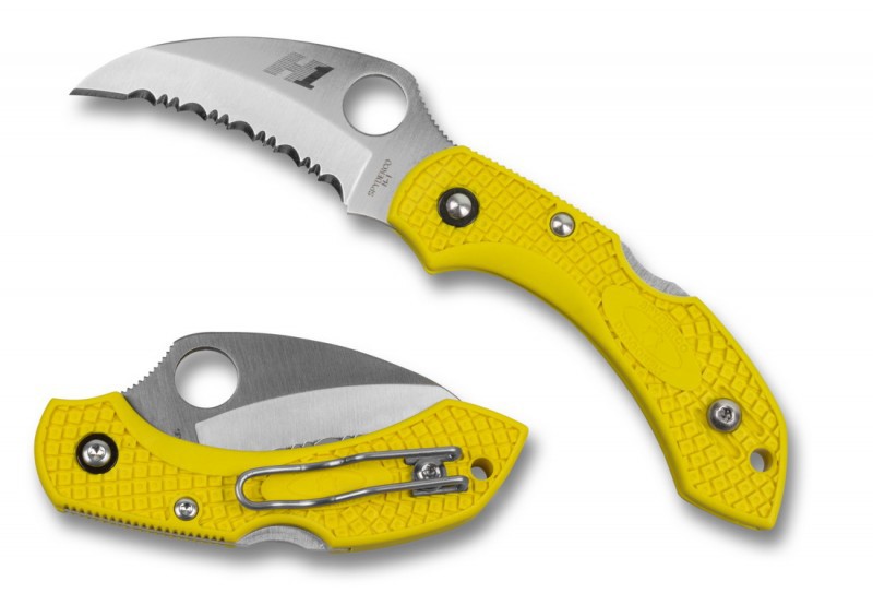 Складной нож Spyderco Dragonfly 2 C28SYL2HB Yellow FRN handle Складной нож Spyderco Dragonfly 2 C28SYL2HB Yellow FRN handle