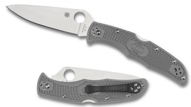 Складной нож Spyderco Endura Flat Ground Green C10FPGY Складной нож Spyderco Endura Flat Ground Green C10FPGY