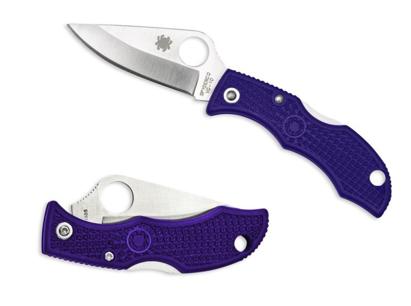Складной нож Spyderco Ladybug 3 LPRP3 Purple FRN handle Складной нож Spyderco Ladybug 3 LPRP3 Purple FRN handle