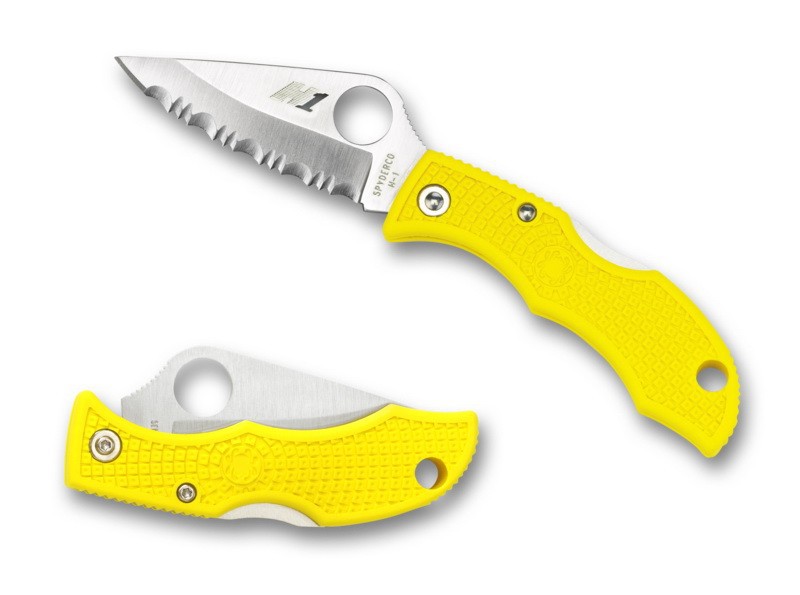 Складной нож Spyderco Ladybug 3 LYLS3 Yellow FRN handle Складной нож Spyderco Ladybug 3 LYLS3 Yellow FRN handle