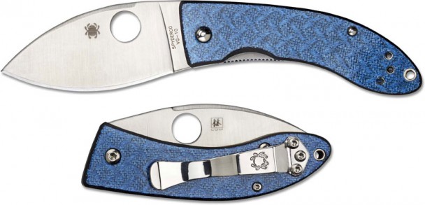 Складной нож Spyderco Lil' Lum Blue Nishijin C205GFBLP Складной нож Spyderco Lil' Lum Blue Nishijin C205GFBLP
