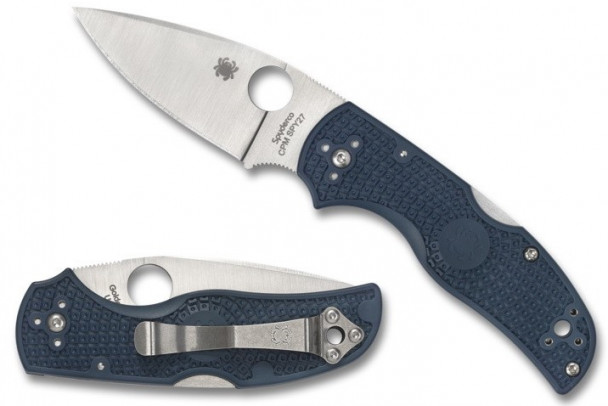 Складной нож Spyderco Native 5, Blue FRN Handle, CPM-SPY27, C41PCBL5 Складной нож Spyderco Native 5, Blue FRN Handle, CPM-SPY27, C41PCBL5