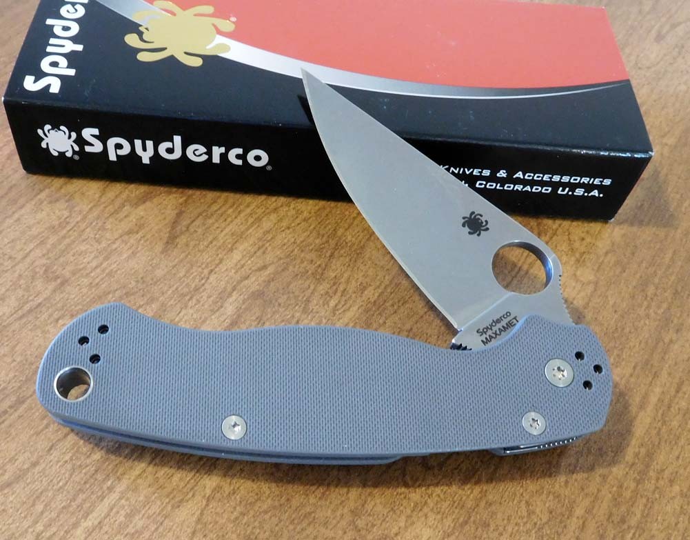 Складной нож Spyderco Paramilitary 2 C81GPDGY2 Складной нож Spyderco Paramilitary 2 C81GPDGY2