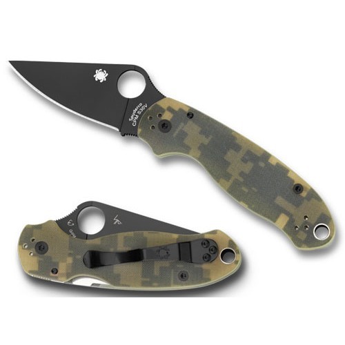 Складной нож Spyderco Paramilitary 3 C223GPCMOBK Складной нож Spyderco Paramilitary 3 C223GPCMOBK
