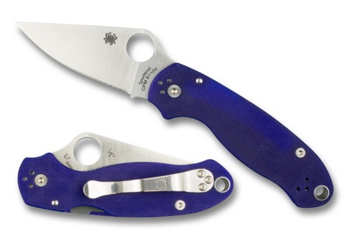 Складной нож Spyderco Para 3 223GPDBL, G-10 Handle (Dark Blue), CPM-S110V Складной нож Spyderco Para 3 223GPDBL, G-10 Handle (Dark Blue), CPM-S110V