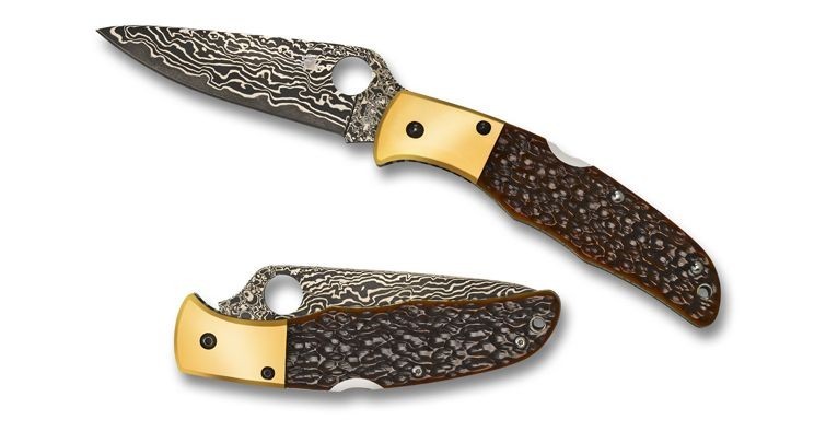 Складной нож Spyderco Endura Damascus C10JBOP Складной нож Spyderco Endura Damascus C10JBOP