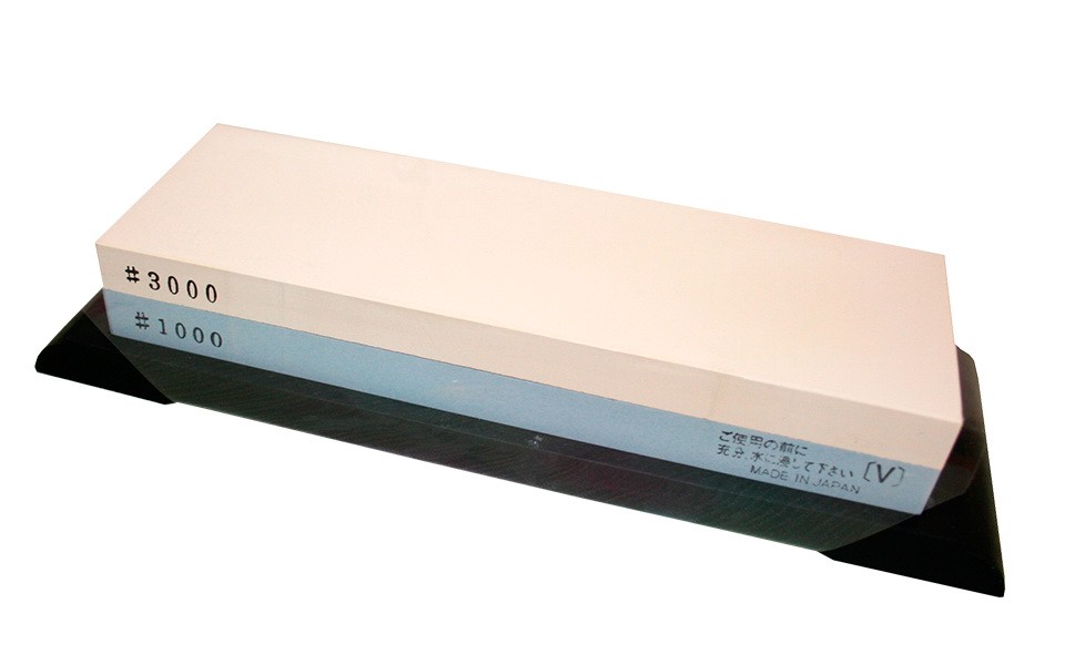 Точильный водный камень на подставке Suehiro S-3000W, # 1000/3000 грит, 180 х 50 х 28 мм. Точильный водный камень на подставке Suehiro S-3000W, # 1000/3000 грит, 180 х 50 х 28 мм.