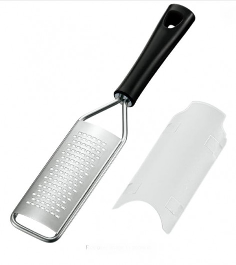 Терка кухонная сверхострая для мелкой стружки из нержавеющей стали с пластиковой рукоятью Shimomura KIB-206, 28.4 см Терка кухонная сверхострая для мелкой стружки из нержавеющей стали с пластиковой рукоятью Shimomura KIB-206, 28.4 см