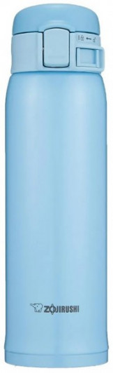 Термос - кружка Zojirushi SM-SE48-AL 0,48 л, голубой Термос - кружка Zojirushi SM-SE48-AL 0,48 л, голубой